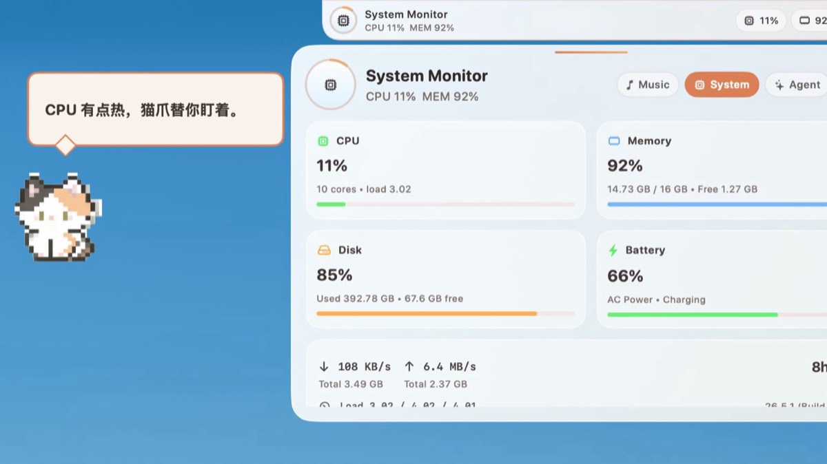 Luma Bar — macOS Dynamic Island around the MacBook notch