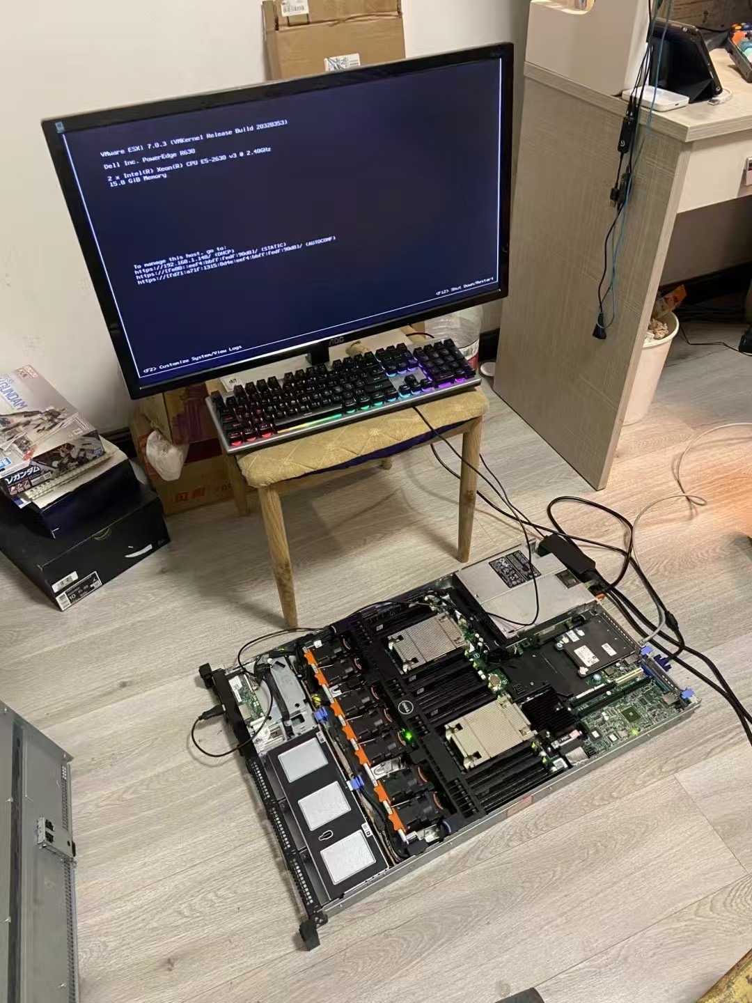 Homelab — Dell PowerEdge R630, VMware ESXi